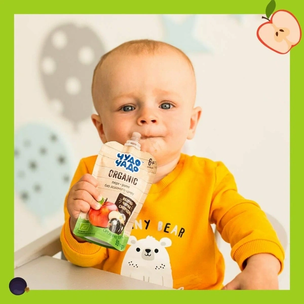 ЧУДО-ЧАДО Пюре органическое яблоко-черная смородина 90гр